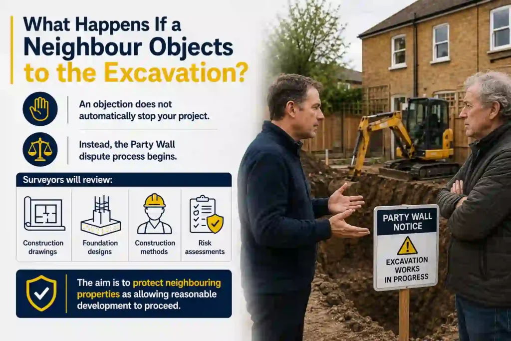 The Complete Guide to Section 6 Excavation Notices 3 What Happens If a Neighbour Objects to the Excavation Amersham